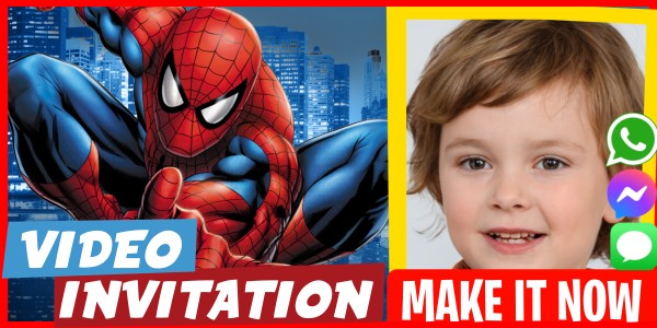 Make Video Invitation Spider Man
