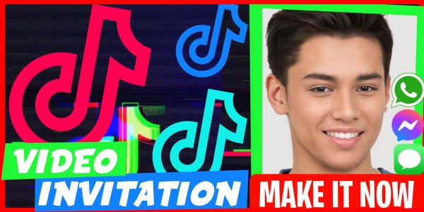 Make Video Invitation Tik Tok theme party