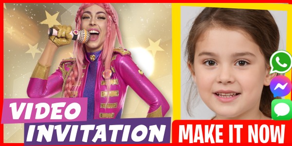 Make Video Invitation Luli Pampín Musical Party!