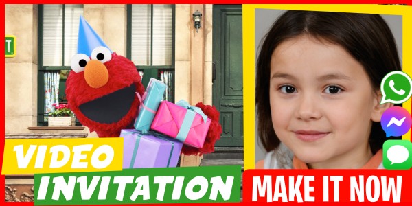 Make Video Invitation Elmo Themed Birthday