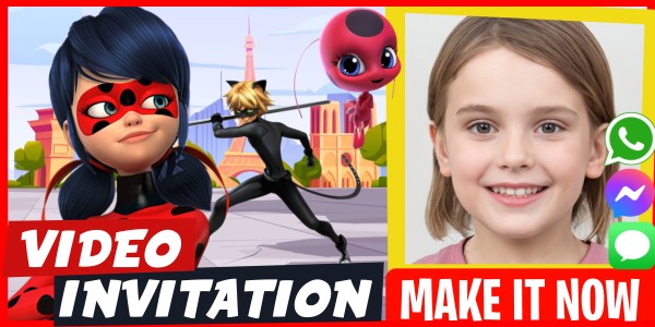 Make Video Invitation Ladybug Birthday