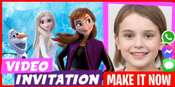Make Video Invitation Frozen Adventure