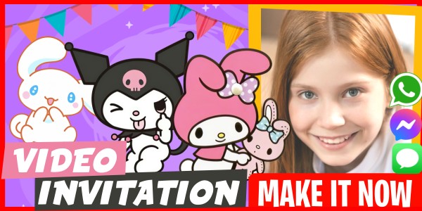 Make Video Invitation Cinnamoroll Pajamas