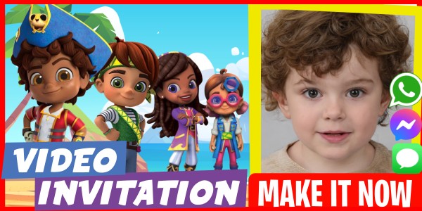 Make Video Invitation Birthday Santiago of the Seas