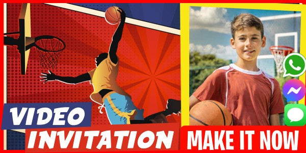 Make Video Invitation Basketball Pool Party