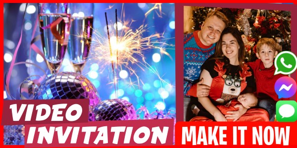 Make Video Invitation Happy New Year