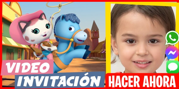 Hacer Video Invitación Fiesta de Helados Sheriff Callie