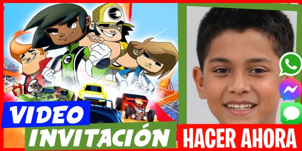 Hacer Video Invitación Cumpleaños Virtual Hot Wheels