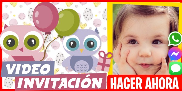 Hacer Video Invitación Fiesta de Disfraces Buhitos