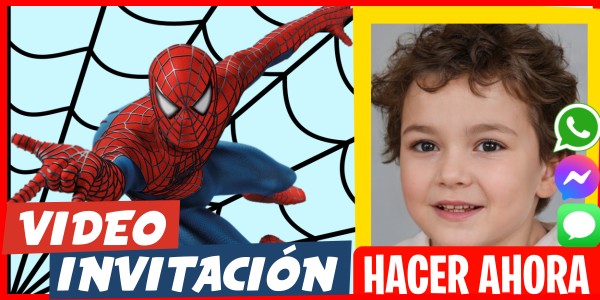 Hacer Video Invitación Cumpleaños Spiderman