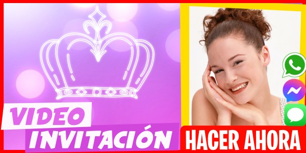 Hacer Video Invitación Fiesta en Piyamas Coronas