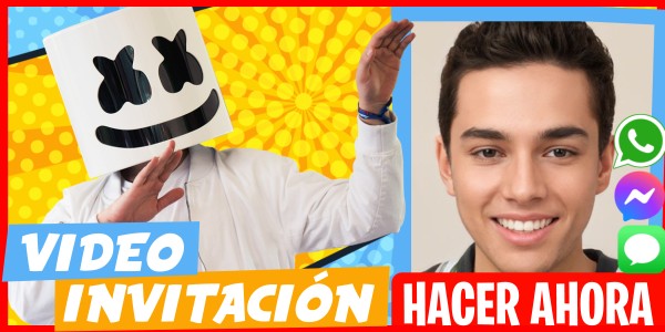Hacer Video Invitación Cumpleaños Marshmello