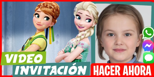 Hacer Video Invitación Elsa de Frozen