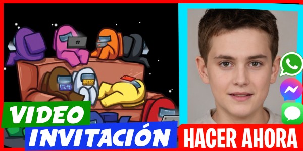 Hacer Video Invitación Among Us