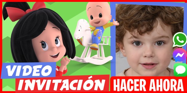 Hacer Video Invitación Fiesta de Disfraces Cleo y Cuquin