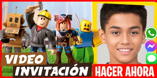 Hacer Video Invitación Aventura Roblox