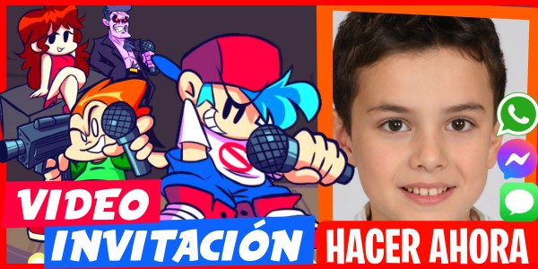 Hacer Video Invitación Cumpleaños Temático Friday Night Funkin