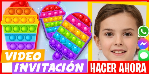 Hacer Video Invitación Fiesta Pijamada Popit