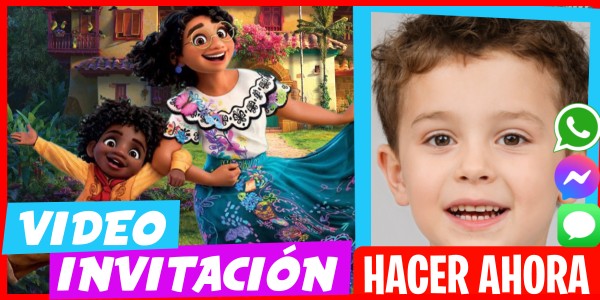 Hacer Video Invitación Fiesta de Aventuras Encanto