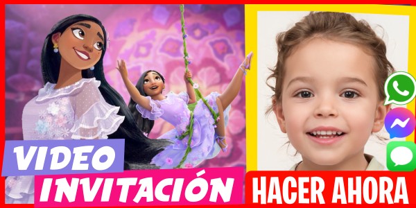 Hacer Video Invitación Fiesta de Pijamas Encanto
