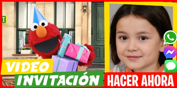 Hacer Video Invitación Feliz Cumpleaños Elmo