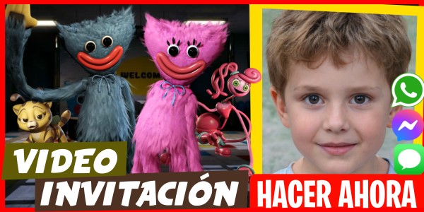 Hacer Video Invitación Cumpleaños Temático Poppy Playtime