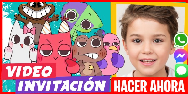 Hacer Video Invitación Fiesta Garten of Banban