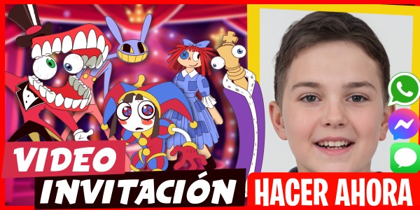 Hacer Video Invitación Cumpleaños Temático Circo Digital