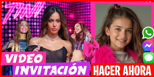 Hacer Video Invitación Pool Party Tini Stoessel