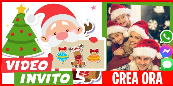 Crea Video Invito Biglietto Natale