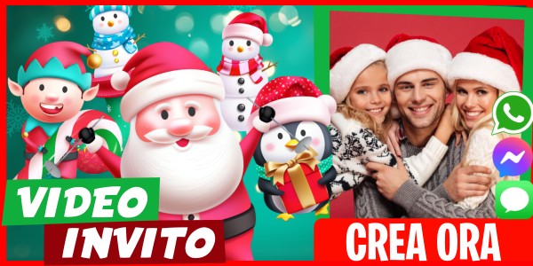 Crea Video Invito Festa di Natale