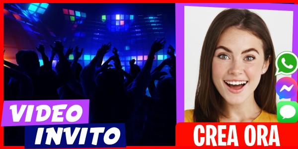 Crea Video Invito Festa di Compleanno al Neon