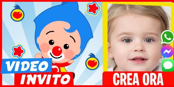 Crea Video Invito Compleanno di Plim Plim