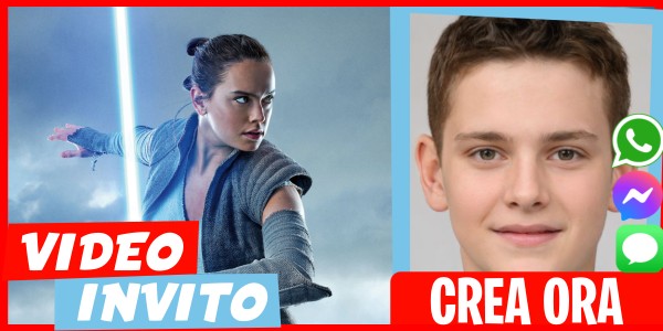 Crea Video Invito Festa del gelato di Star Wars