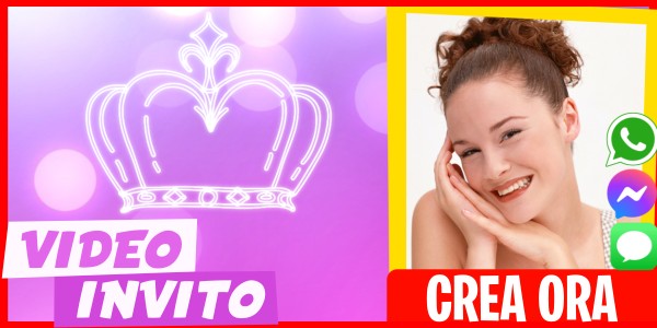 Crea Video Invito Festa del Principe e della Principessa