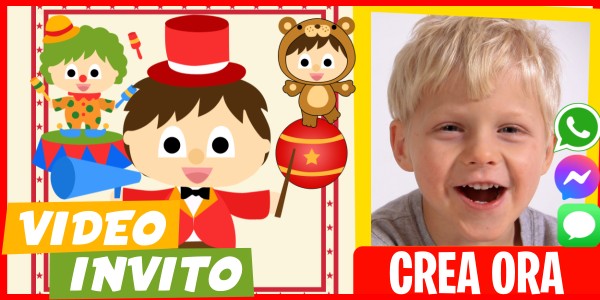 Crea Video Invito Compleanno Sorpresa Circo