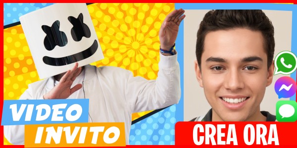 Crea Video Invito Marshmello