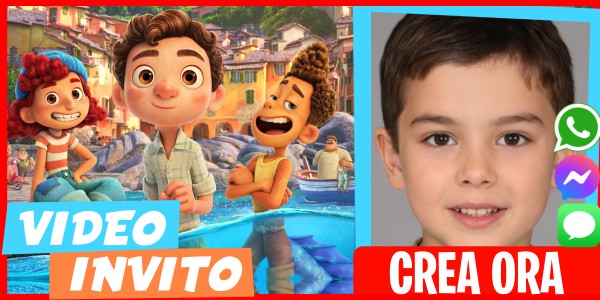 Crea Video Invito Festa in piscina a tema Luca