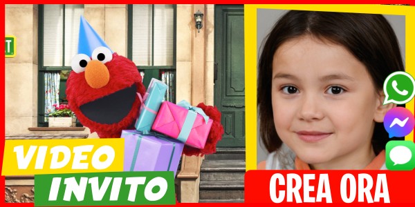 Crea Video Invito Compleanno a Tema Elmo