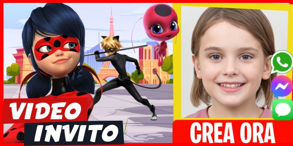 Crea Video Invito Compleanno di Ladybug