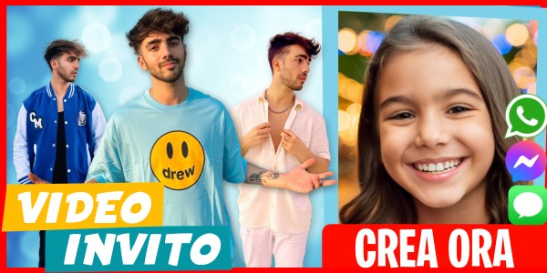 Crea Video Invito Compleanno a sorpresa Fede Vigevani