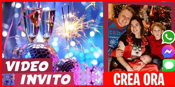 Crea Video Invito Capodanno