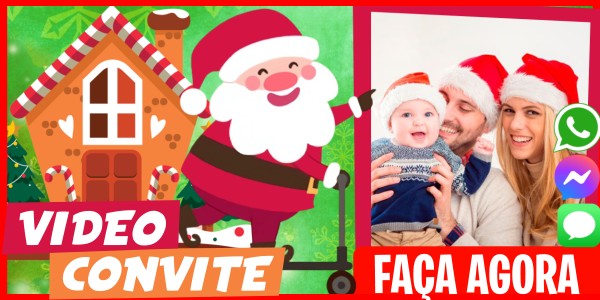 Faça um Video Convite Natal
