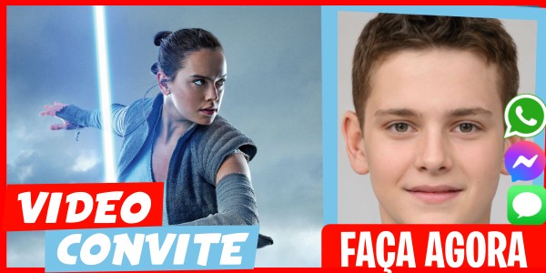 Faça um Video Convite Festa do sorvete de Star Wars
