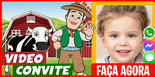 Faça um Video Convite A Vaca Lola e Bartolito (A Fazenda Do Zenon)