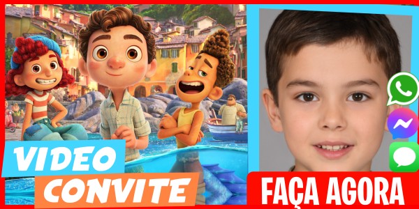 Faça um Video Convite Luca Festa Esportiva