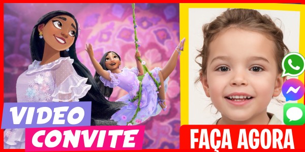 Faça um Video Convite Festa do Pijama Encanto