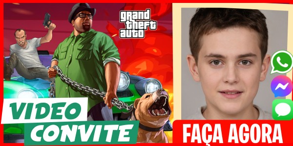 Faça um Video Convite Festa na Piscina do GTA