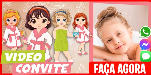 Faça um Video Convite Festa de Karaokê e Spa