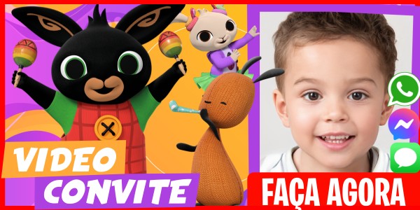 Faça um Video Convite Festa do Sorvete Bing